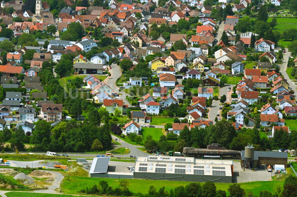 Luftaufnahme Bonfeld - Betriebshof der Straßenmeisterei in Bonfeld im Bundesland Baden-Württemberg, Deutschland