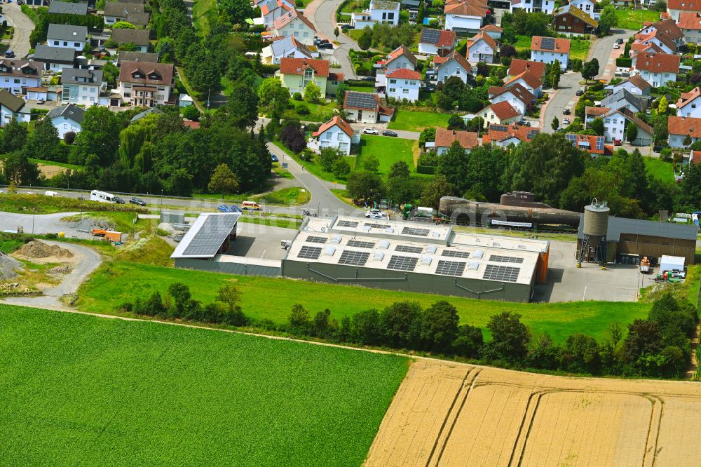 Bonfeld von oben - Betriebshof der Straßenmeisterei in Bonfeld im Bundesland Baden-Württemberg, Deutschland