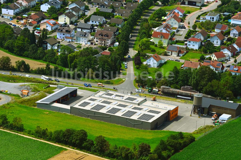 Bonfeld aus der Vogelperspektive: Betriebshof der Straßenmeisterei in Bonfeld im Bundesland Baden-Württemberg, Deutschland