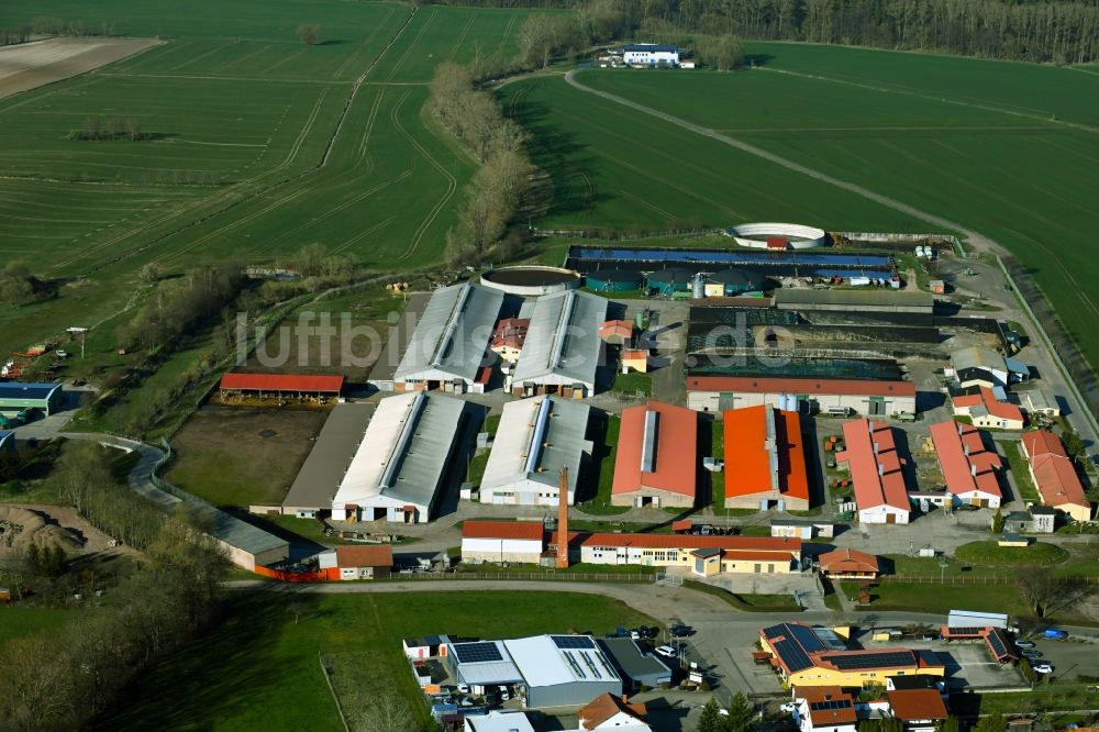 Luftaufnahme Ernstroda - Betriebshof der TZG Ernstroda GmbH in Ernstroda im Bundesland Thüringen, Deutschland