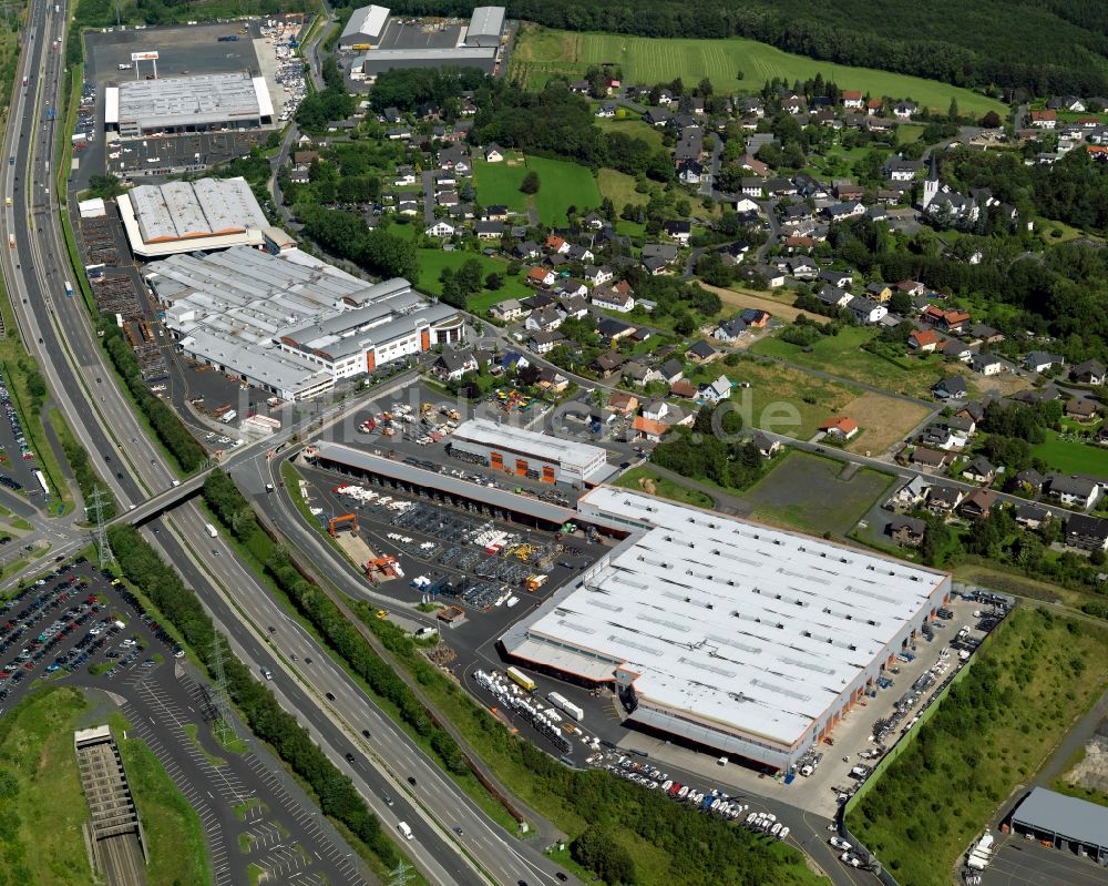 Luftaufnahme Windhagen - Betriebshof der Wirtgen Windhagen Vertriebs- und Service GmbH in Windhagen im Bundesland Rheinland-Pfalz