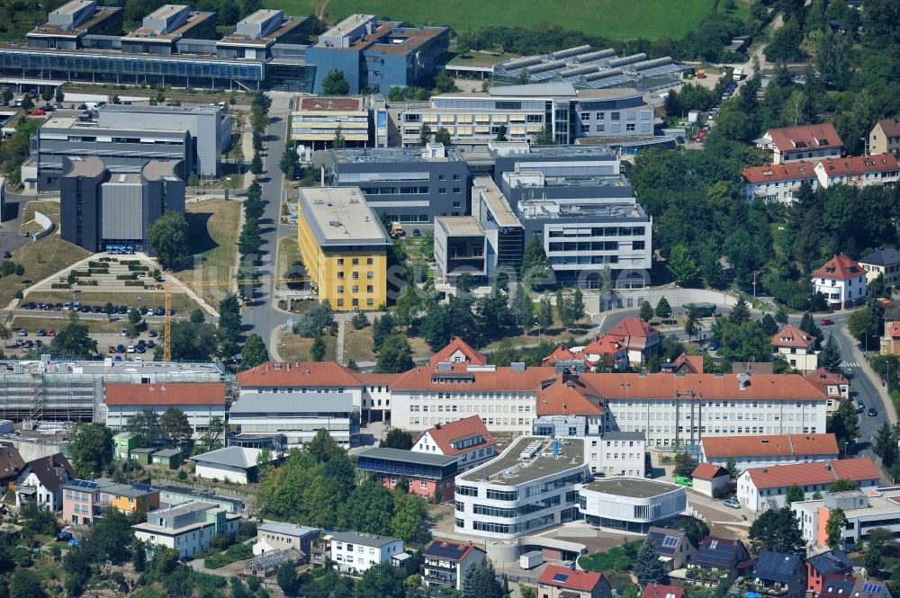 Jena von oben - Beutenberg-Campus in Jena im Bundesland Thüringen