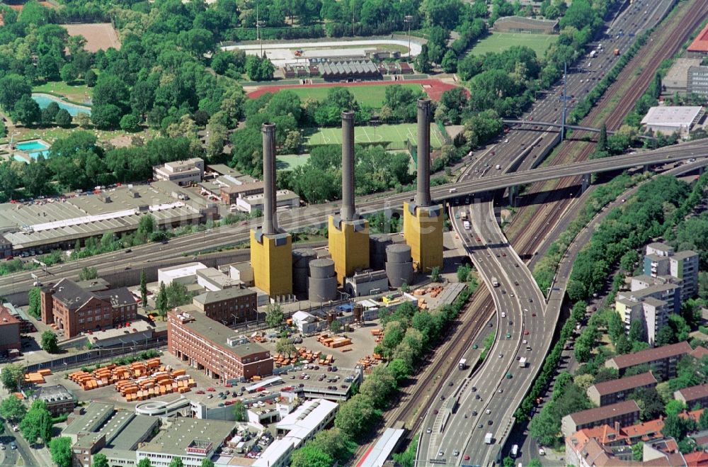 Berlin aus der Vogelperspektive: Bewag - Kraftwerk Berlin-Schmargendorf