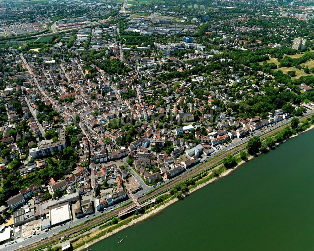 Luftbild Mainz - Bezirk Weisenau in Mainz im Bundesland Rheinland-Pfalz