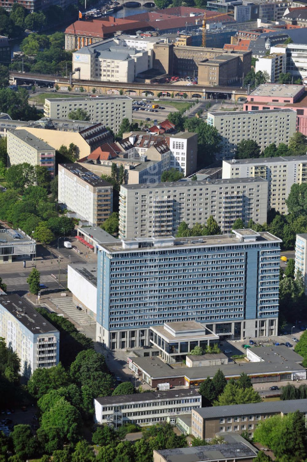 Berlin aus der Vogelperspektive: Bezirksamt Rathaus Berlin-Mitte