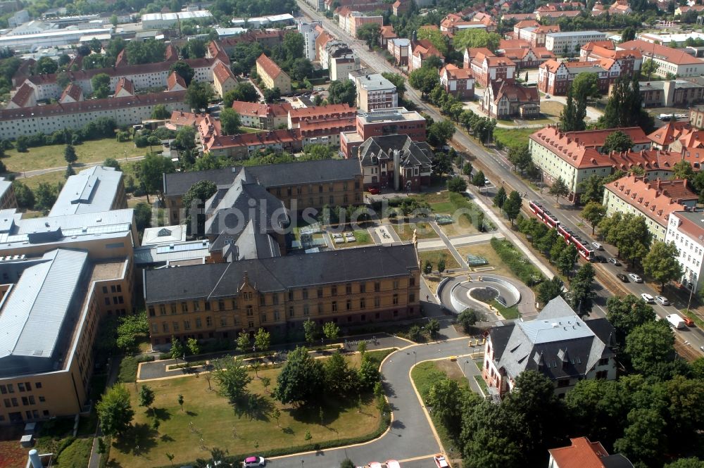 Luftbild Halle / Saale - BG - Berufsgenossenschaftliche Kliniken Bergmannstrost Halle in Halle / Saale in Sachsen-Anhalt