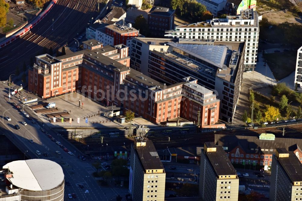 Luftaufnahme Hamburg - Bibliotheks- Gebäude der Zentralbibliothek Hamburg in Hamburg, Deutschland