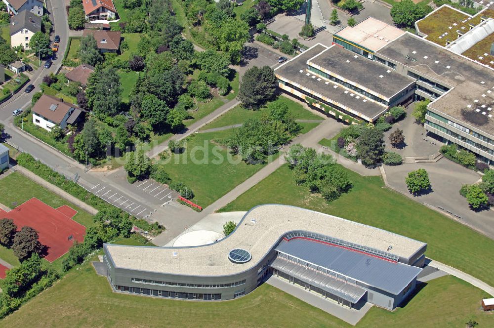 Haßfurt von oben - Bibliotheks- und Informationszentrum Haßfurt