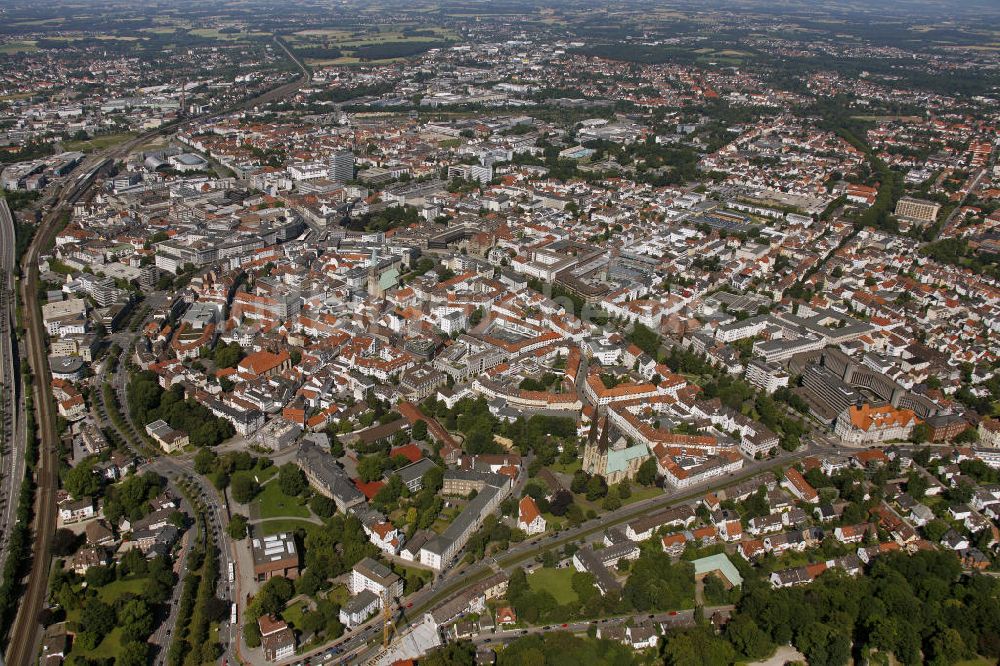 Luftaufnahme Bielefeld - Bielefeld mit Altstadt