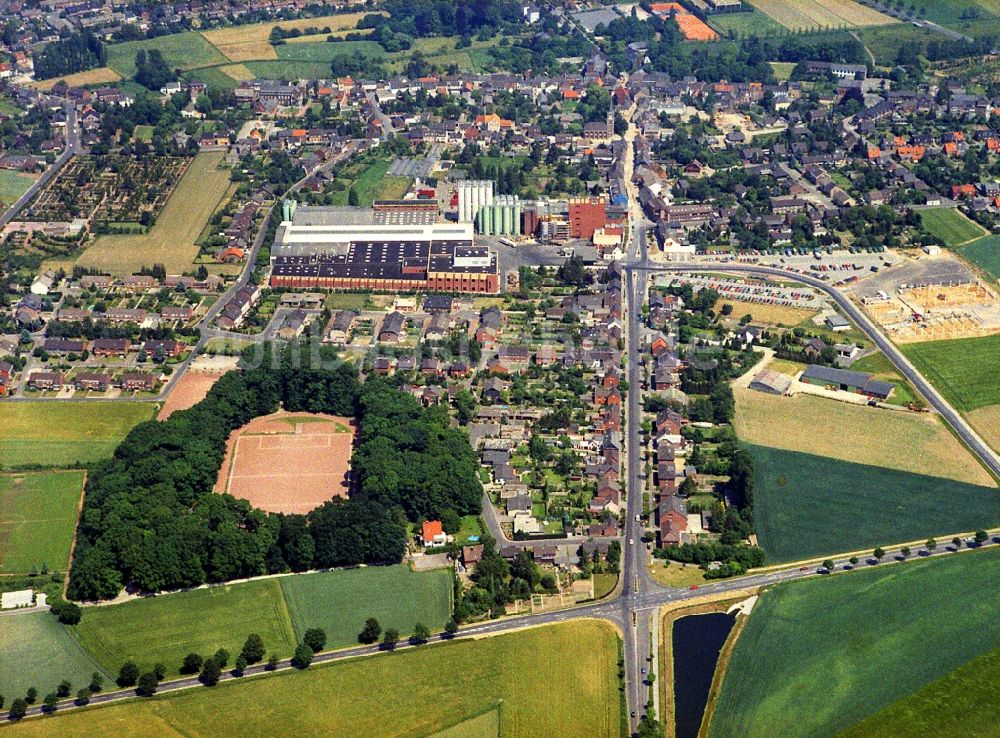 Luftbild Issum - Bierbrauerei- Werksgelände der Brauerei Diebels GmbH & Co. KG in Issum im Bundesland Nordrhein-Westfalen