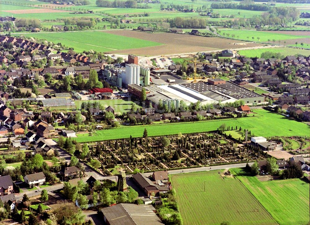 Luftbild Issum - Bierbrauerei- Werksgelände der Brauerei Diebels GmbH & Co. KG in Issum im Bundesland Nordrhein-Westfalen