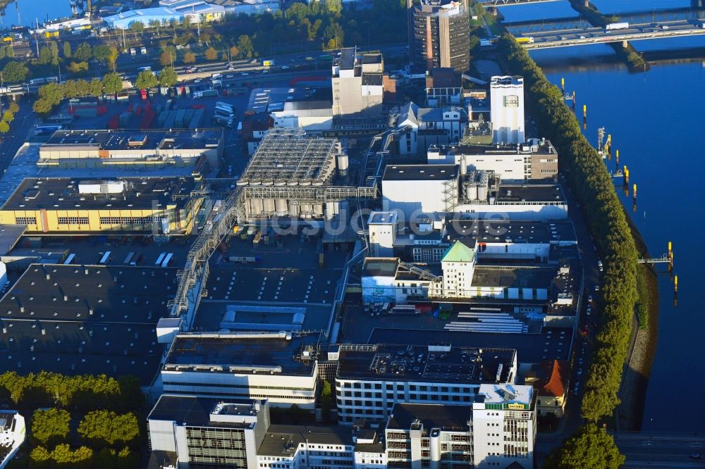 Luftbild Bremen - Bierbrauerei- Werksgelände der der Brauerei Beck GmbH&Co.KG in Bremen, Deutschland