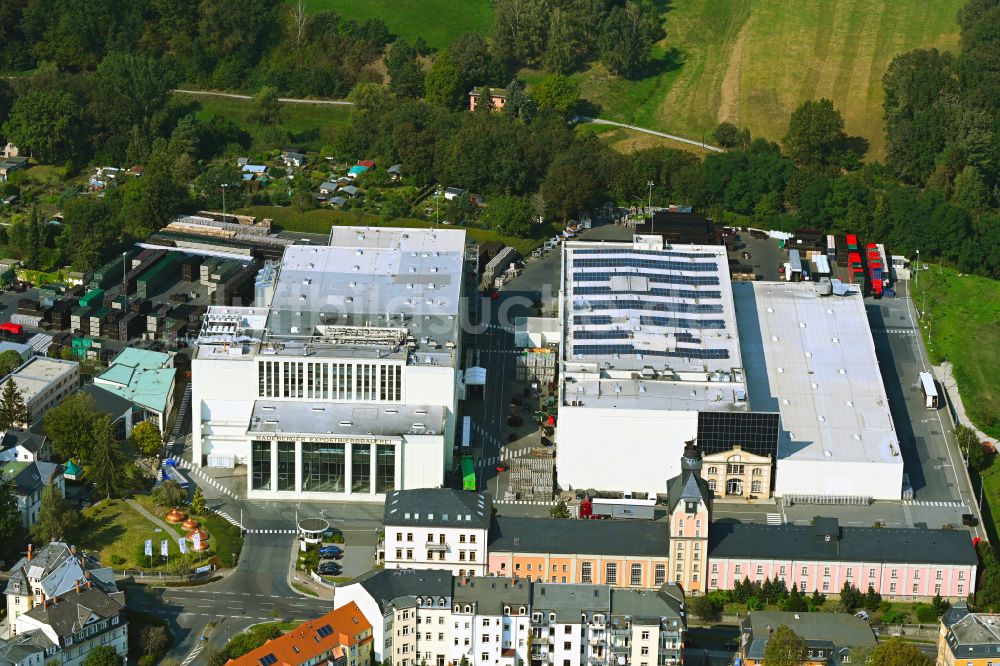 Luftbild Radeberg - Bierbrauerei- Werksgelände der Radeberger Exportbierbrauerei in Radeberg im Bundesland Sachsen, Deutschland