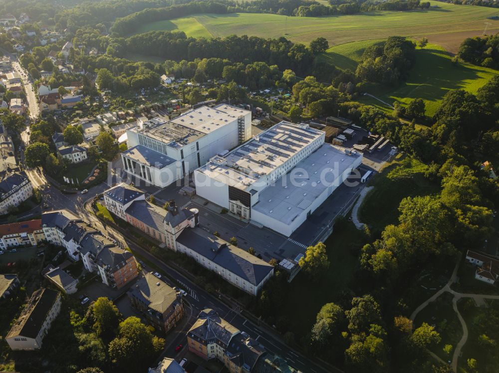 Luftaufnahme Radeberg - Bierbrauerei- Werksgelände der Radeberger Exportbierbrauerei in Radeberg im Bundesland Sachsen, Deutschland