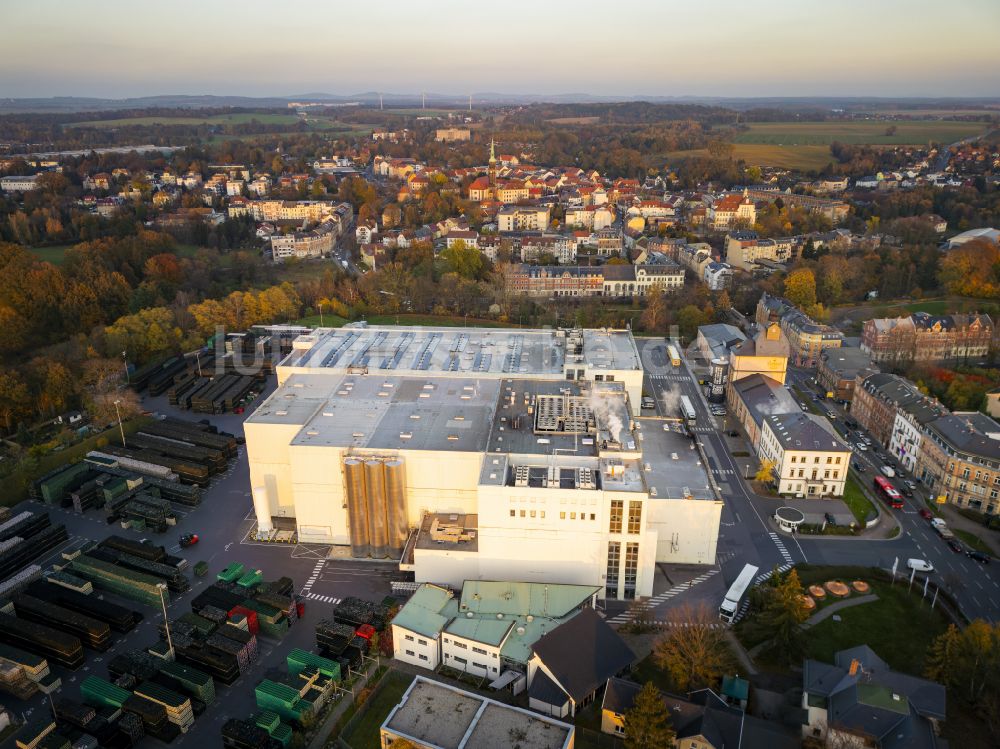 Luftbild Radeberg - Bierbrauerei- Werksgelände der Radeberger Exportbierbrauerei in Radeberg im Bundesland Sachsen, Deutschland