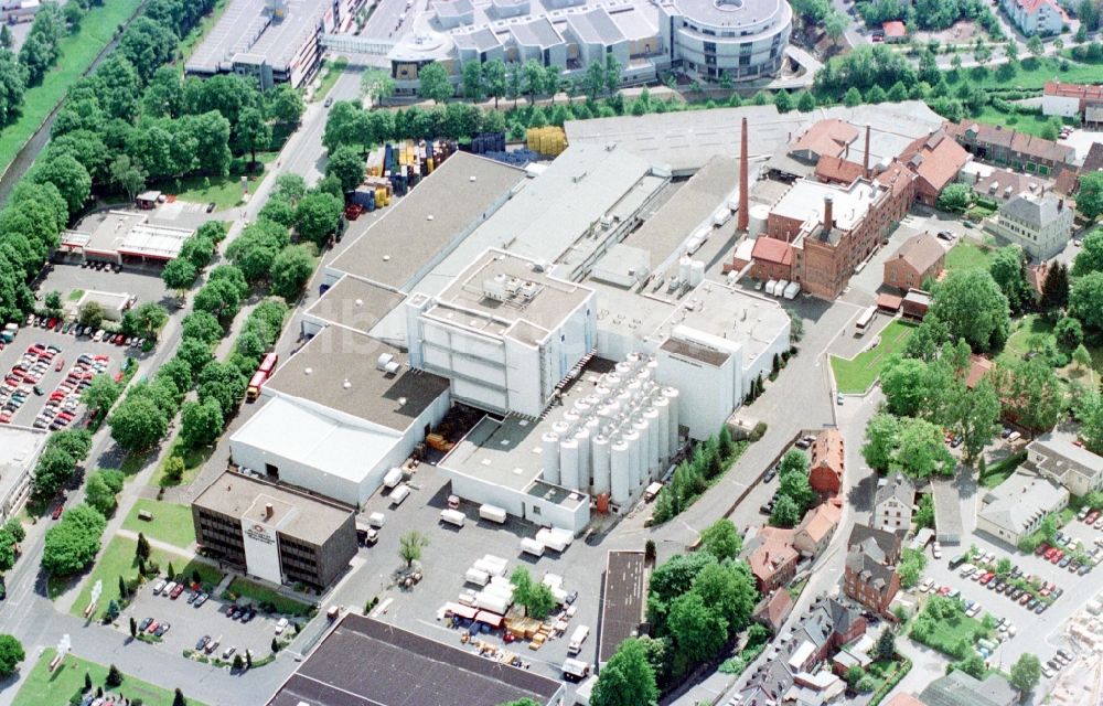 Bayreuth von oben - Bierbrauerei- Werksgelände der vormaligen GEBR. MAISEL Brauerei an der Hindenburgstraße in Bayreuth im Bundesland Bayern