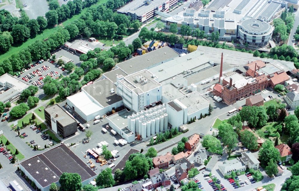 Luftbild Bayreuth - Bierbrauerei- Werksgelände der vormaligen GEBR. MAISEL Brauerei an der Hindenburgstraße in Bayreuth im Bundesland Bayern