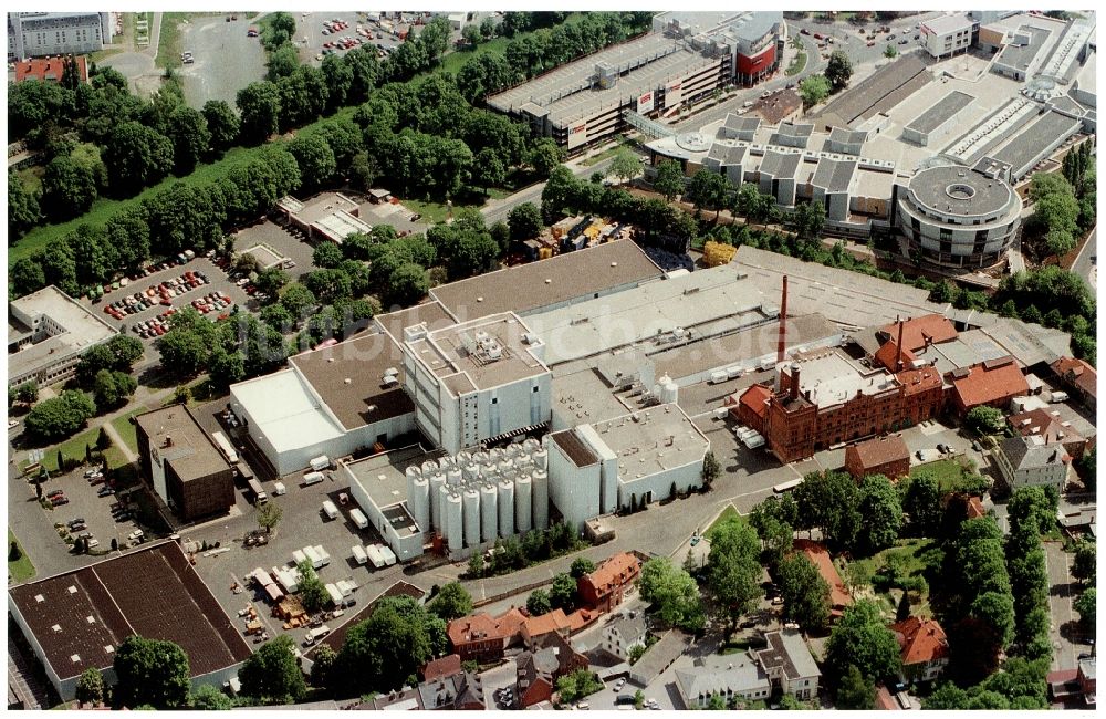 Luftaufnahme Bayreuth - Bierbrauerei- Werksgelände der vormaligen GEBR. MAISEL Brauerei an der Hindenburgstraße in Bayreuth im Bundesland Bayern