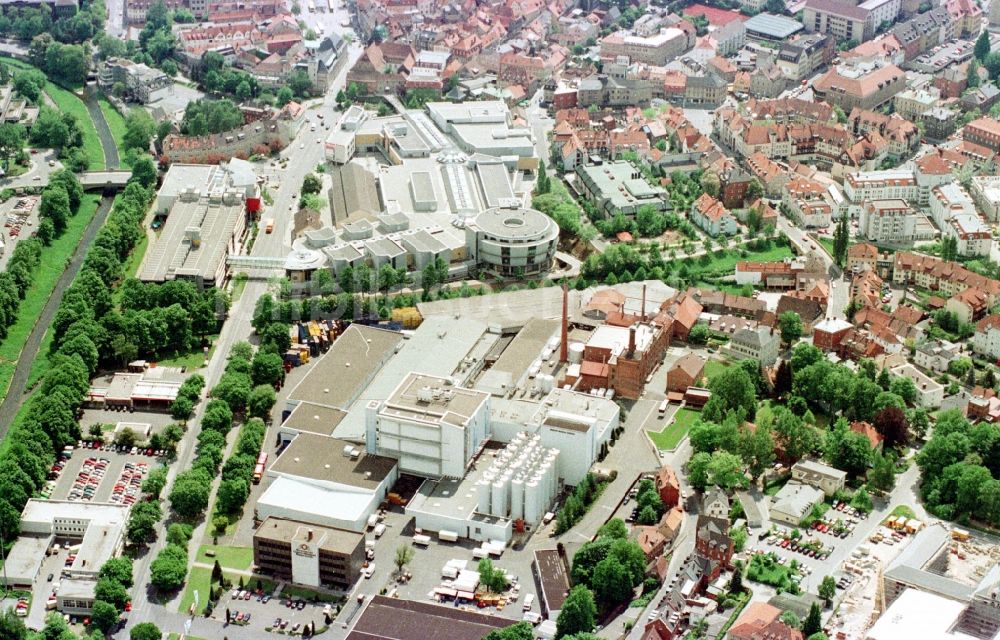 Luftaufnahme Bayreuth - Bierbrauerei- Werksgelände der vormaligen GEBR. MAISEL Brauerei an der Hindenburgstraße in Bayreuth im Bundesland Bayern