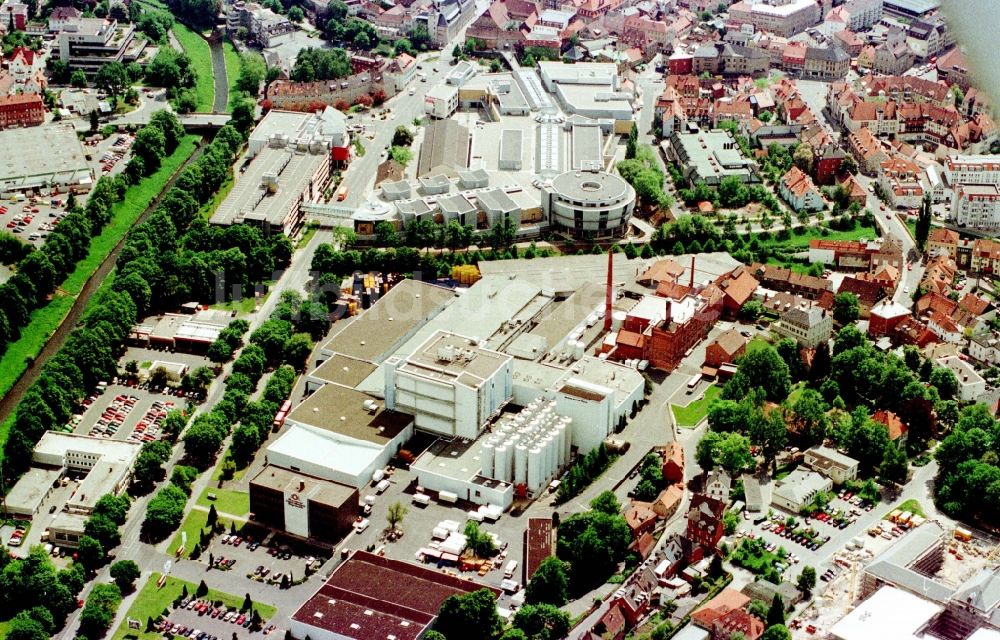 Bayreuth von oben - Bierbrauerei- Werksgelände der vormaligen GEBR. MAISEL Brauerei an der Hindenburgstraße in Bayreuth im Bundesland Bayern