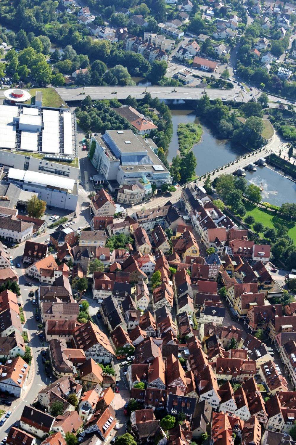 Luftbild Bietigheim-Bissingen - Bietigheim-Bissingen im Bundesland Baden-Württemberg