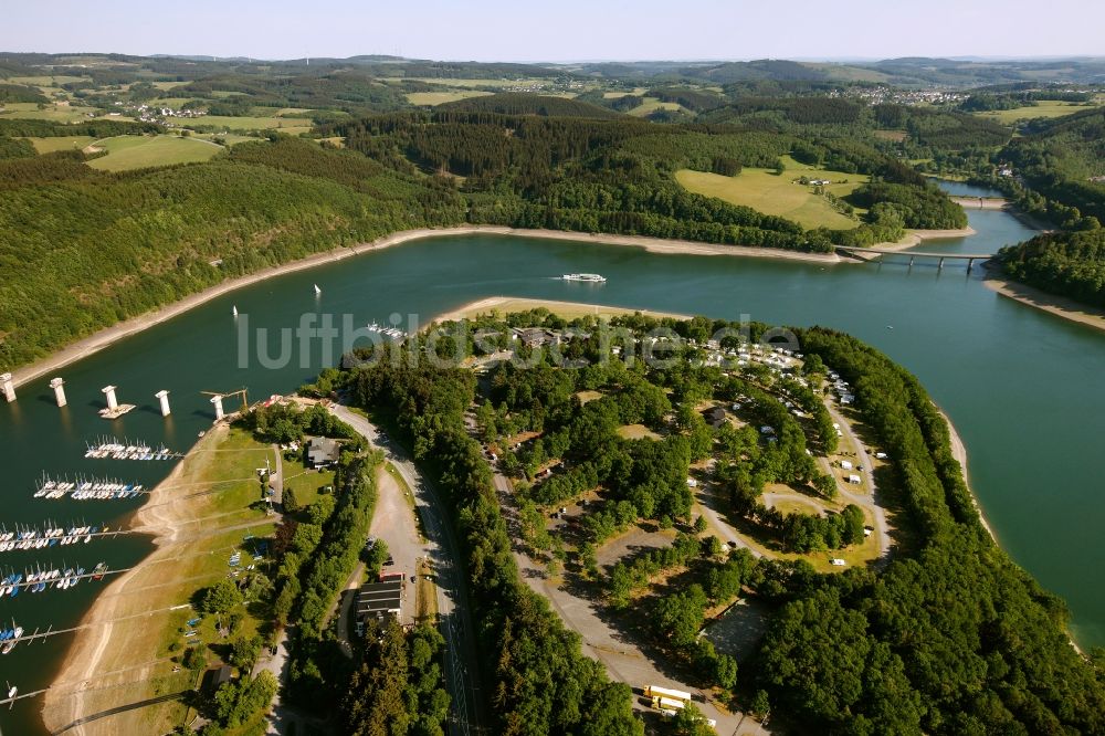 Luftaufnahme Olpe - Biggesee bei Olpe im Bundesland Nordrhein-Westfalen