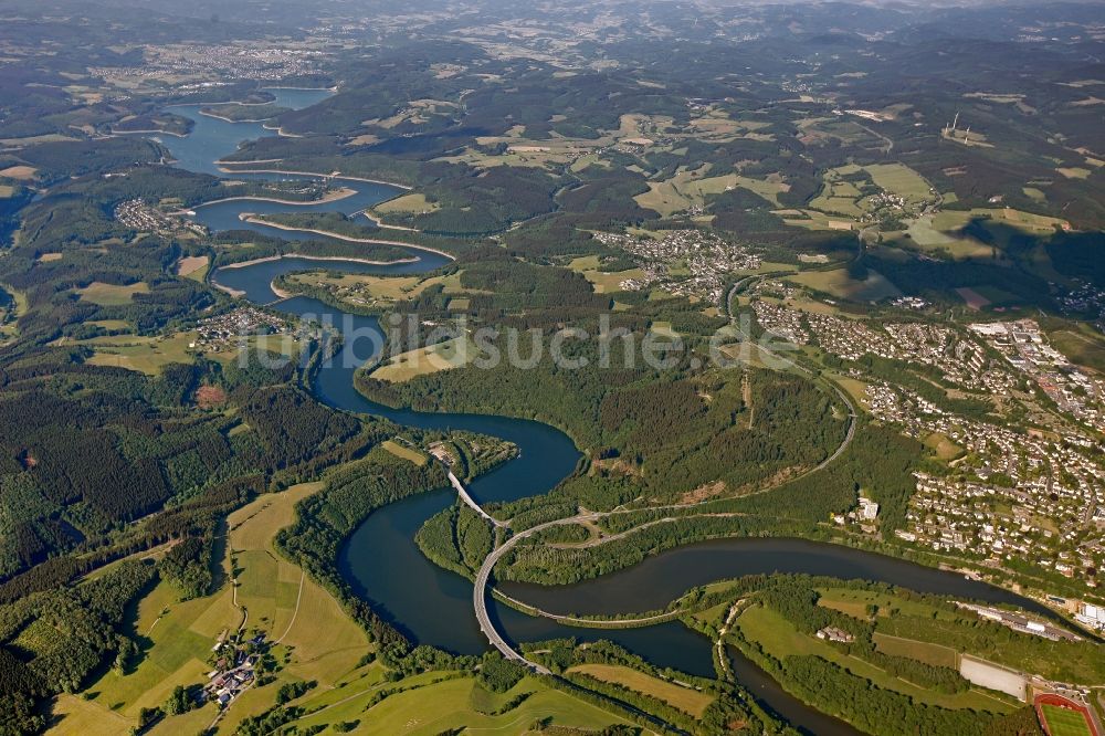 Luftbild Olpe - Biggesee bei Olpe im Bundesland Nordrhein-Westfalen