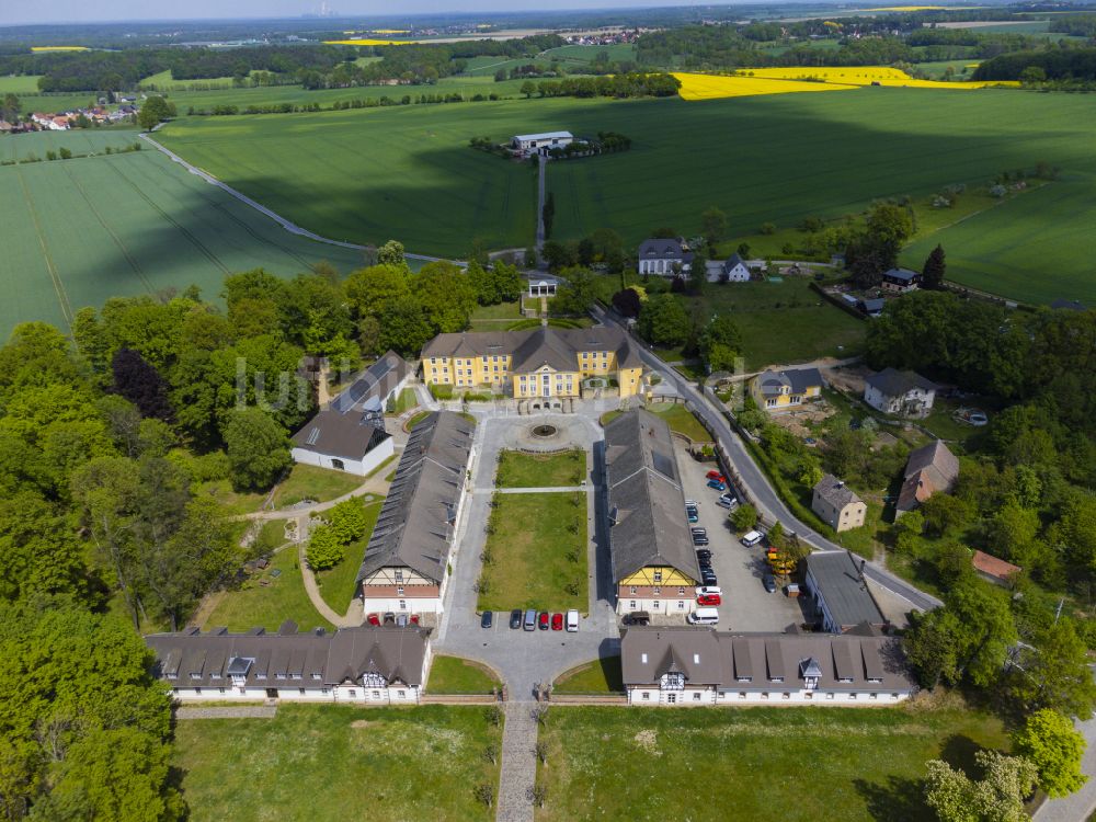 Luftaufnahme Bautzen - Bildungsgut Schmochtitz Sankt Benno in Bautzen im Bundesland Sachsen, Deutschland