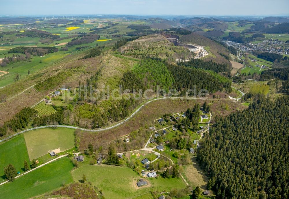 Brilon von oben - Bilstein in Brilon im Bundesland Nordrhein-Westfalen