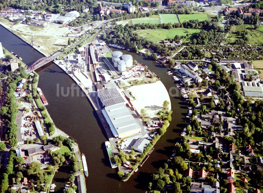 Luftbild Berlin - Binnenhafen Südhafen in Berlin, Deutschland