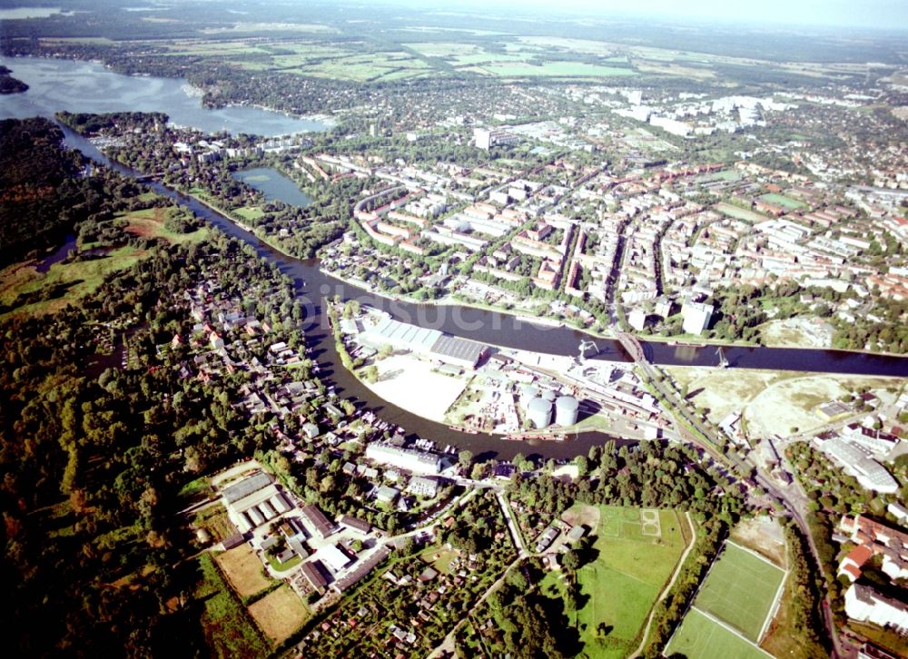 Luftbild Berlin - Binnenhafen Südhafen in Berlin, Deutschland