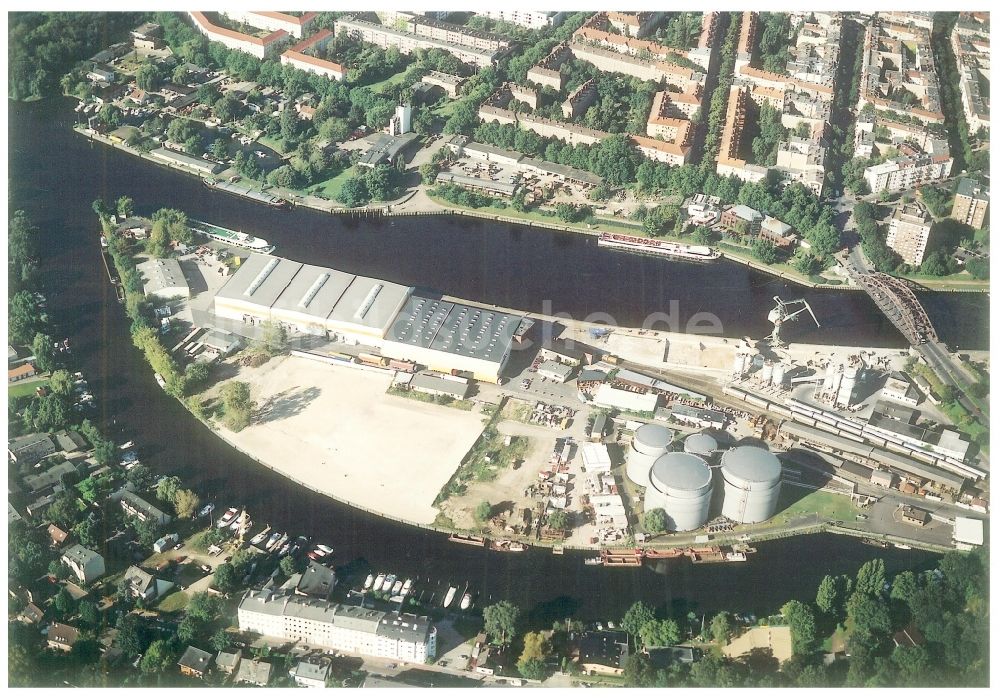 Luftbild Berlin - Binnenhafen Südhafen in Berlin, Deutschland