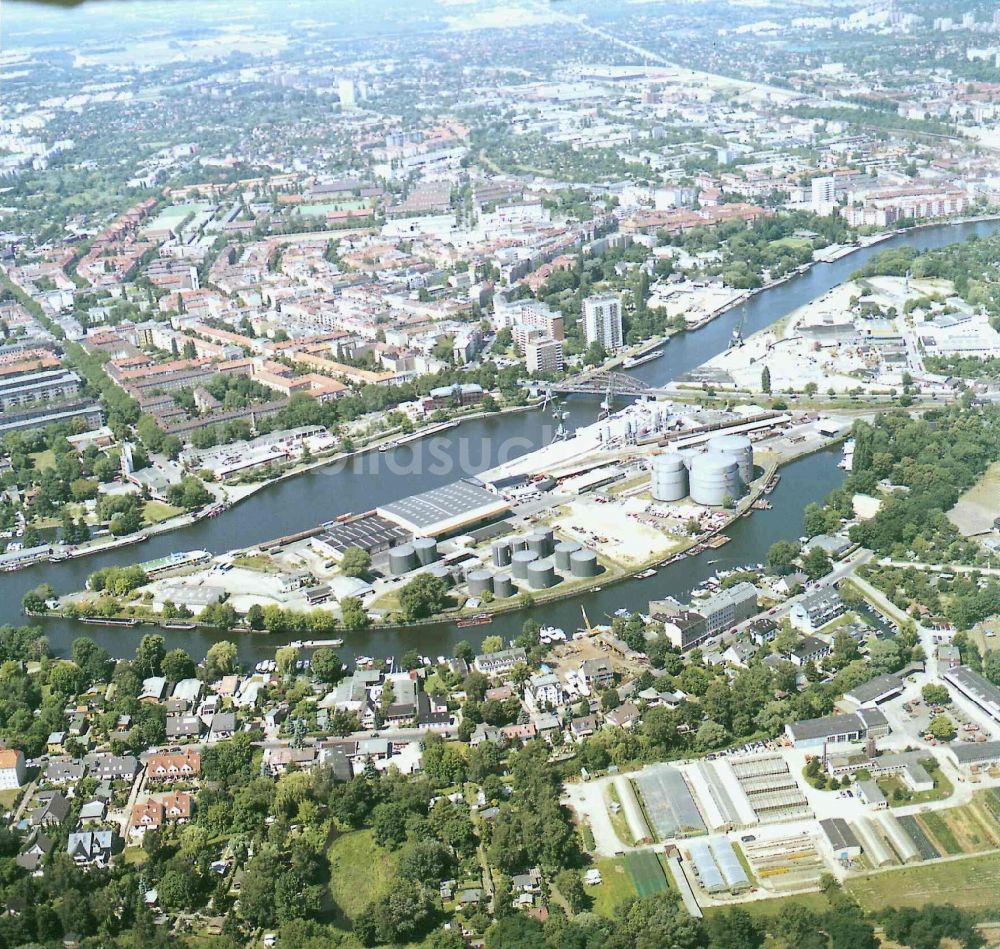 Berlin aus der Vogelperspektive: Binnenhafen Südhafen in Berlin, Deutschland