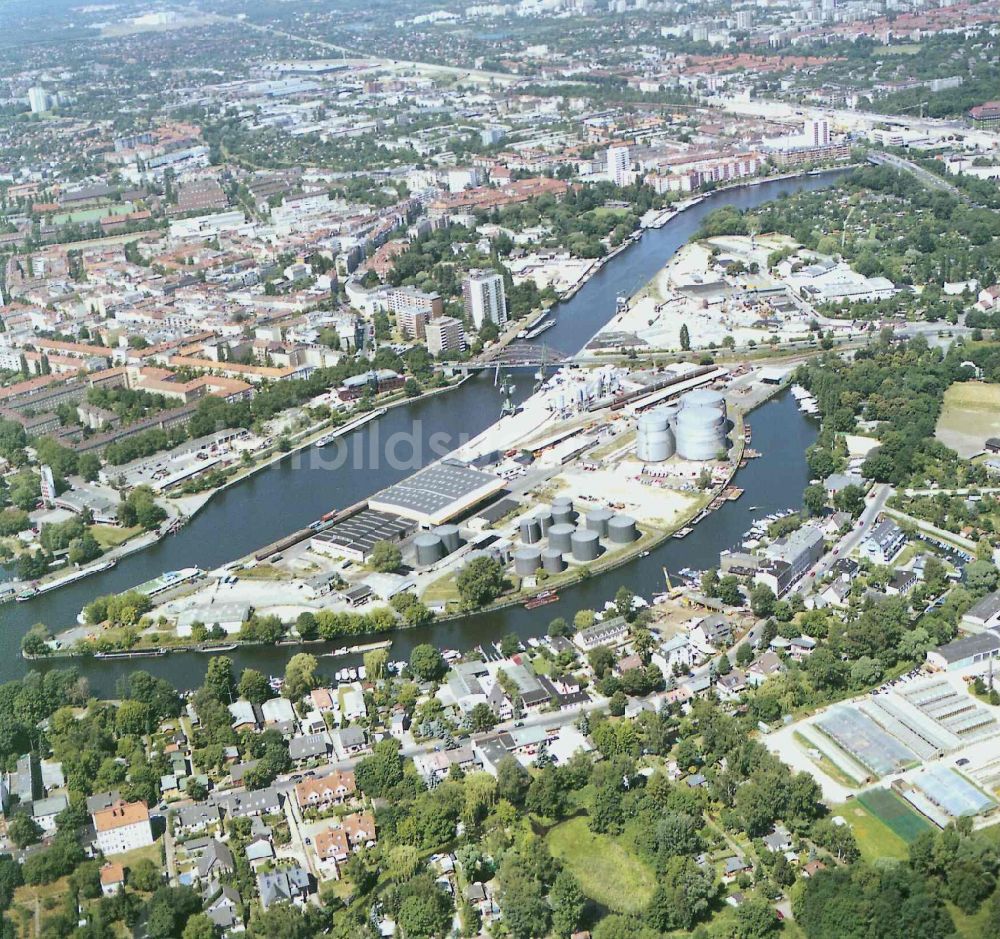 Luftbild Berlin - Binnenhafen Südhafen in Berlin, Deutschland