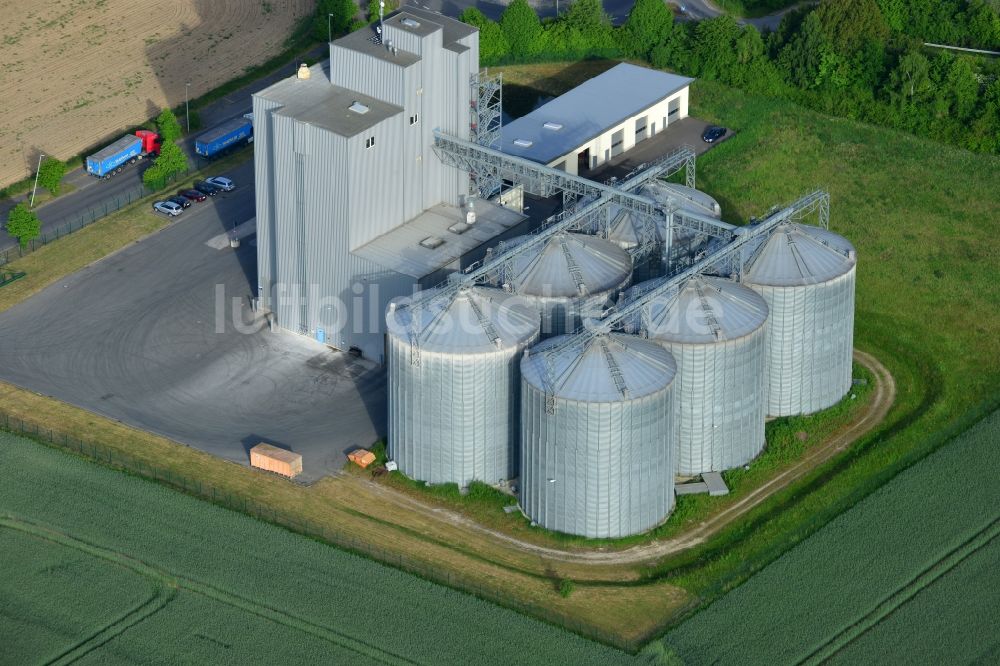 Luftaufnahme Pritzwalk - Bio- Diesel Speicher- Tankanlage in Pritzwalk im Bundesland Brandenburg