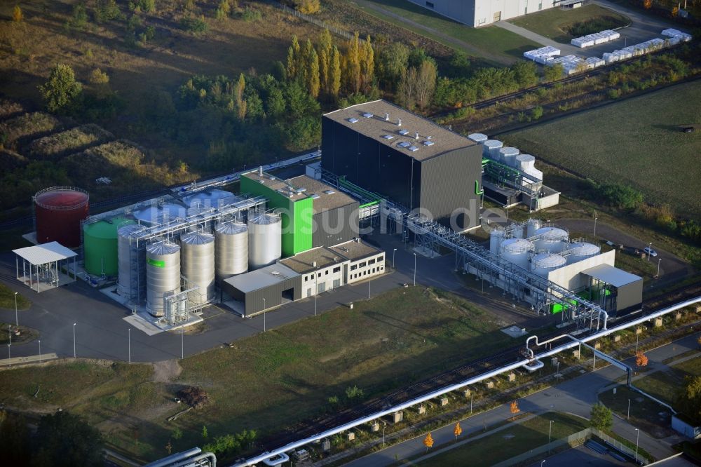 Luftbild Premnitz - Bioethanolwerk im Industriepark Premnitz im Bundesland Brandenburg