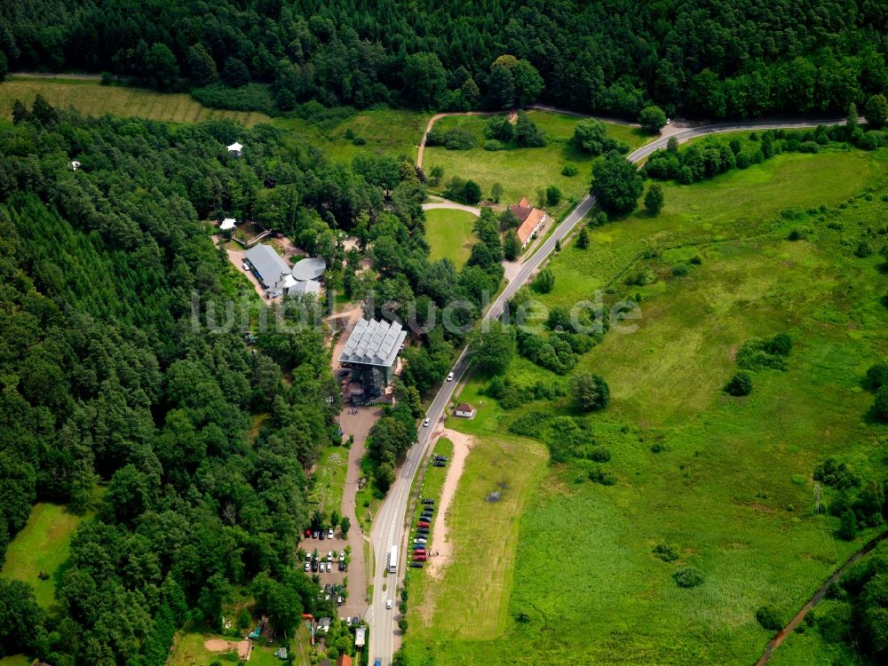 Luftbild Fischbach bei Dahn - Biosphärenhaus bei Fischbach bei Dahn im Bundesland Rheinland-Pfalz