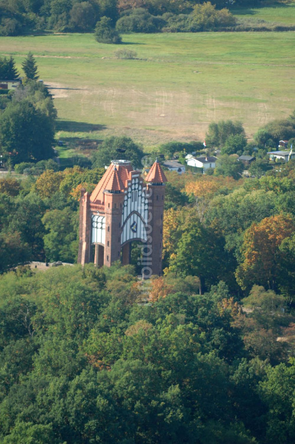 Rathenow aus der Vogelperspektive: Bismarckturm in Rathenow