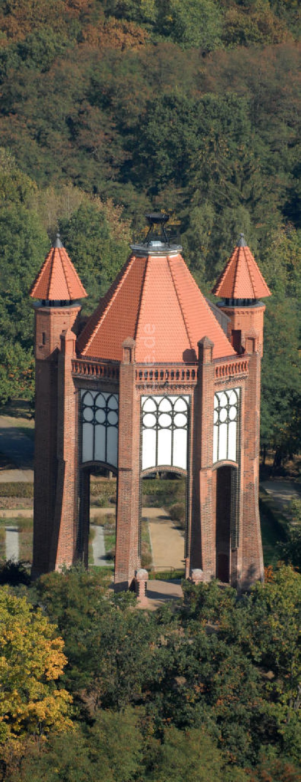 Luftaufnahme Rathenow - Bismarckturm in Rathenow