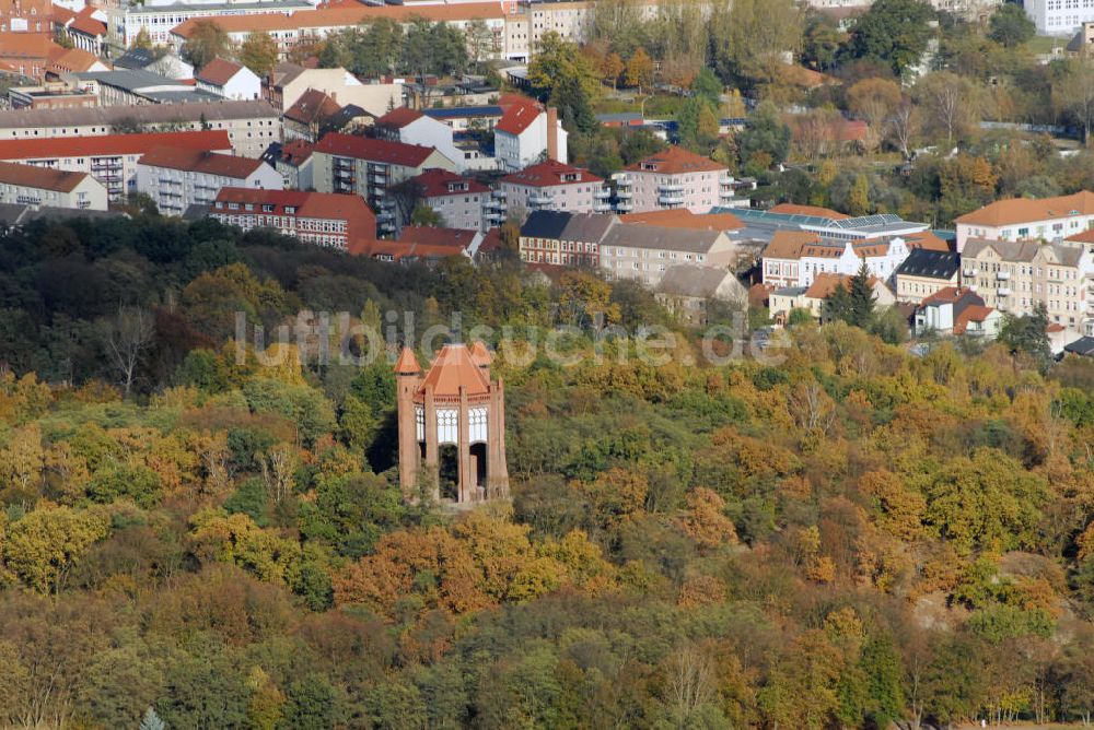 Rathenow aus der Vogelperspektive: Bismarckturm in Rathenow