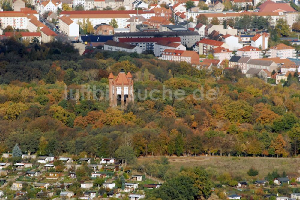 Luftaufnahme Rathenow - Bismarckturm in Rathenow