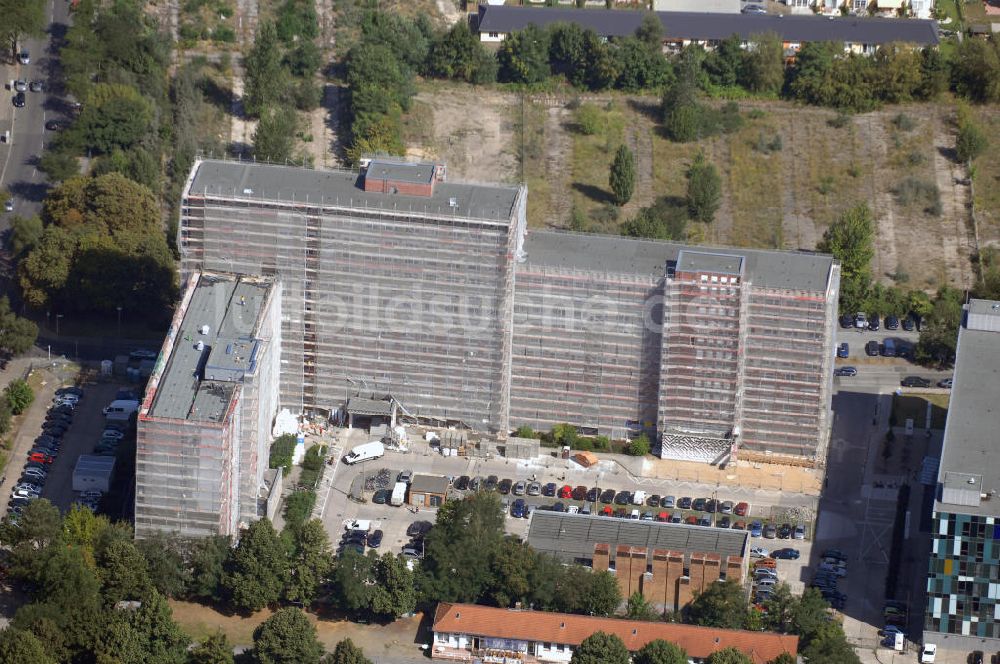 Luftbild Berlin - Blick auf die Agentur für Arbeit Berlin Mitte, Geschäftsstelle Lichtenberg