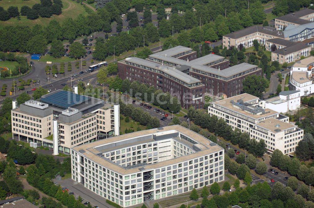 Luftaufnahme Bonn - Blick auf das alte Regierungsviertel in Bonn