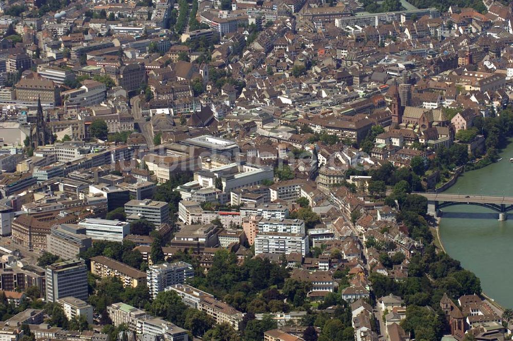 Luftbild BASEL - Blick auf Altstadt Basel