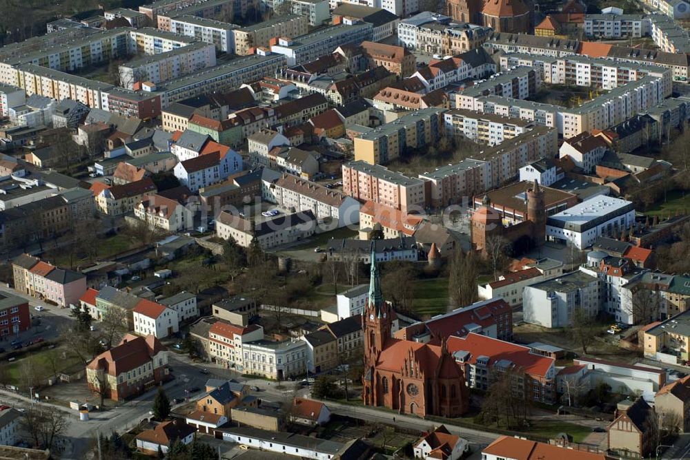 Luftbild Bernau - Blick auf die Altstadt von Bernau