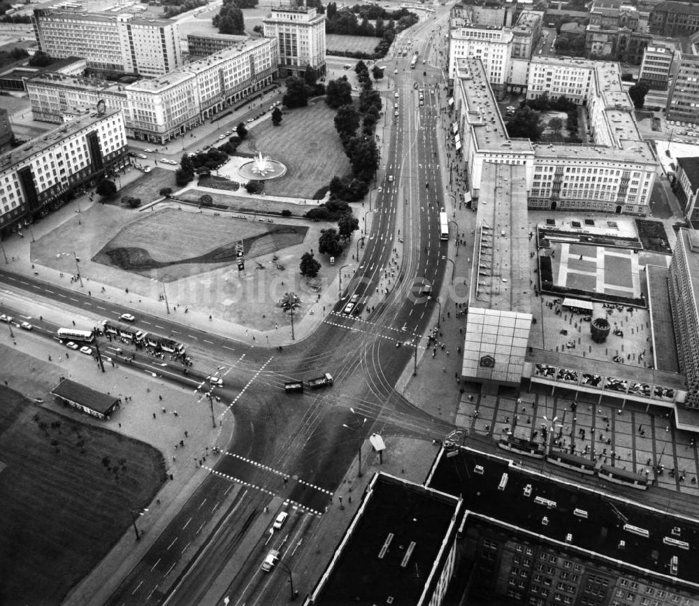 Luftaufnahme Magdeburg - Blick auf die Altstadt im Zentrum der Stadt Magdeburg in Sachsen-Anhalt