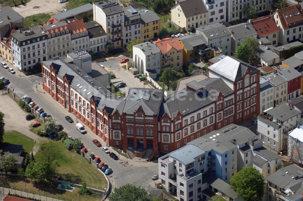 Rostock von oben - Blick auf das Anatomische Institut der Universität Rostock