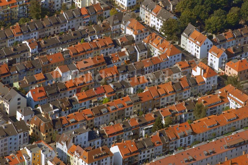 Bremen aus der Vogelperspektive: Blick auf eine Ansiedlung in Bremen im Ortsteil Schwachhausen