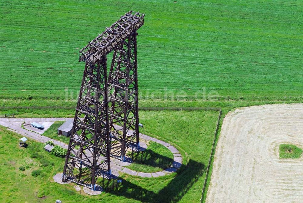 Luftaufnahme Brück - Blick auf den Antennenmeßplatz der Deutschen Telekom AG in Brück