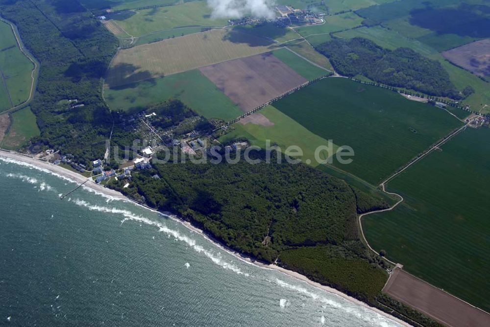 Luftbild Heiligendamm - Blick auf das Areal des Sperrgürtels Heiligendamm zum G8 Gipfeltreffen aus 2500 Meter Höhe